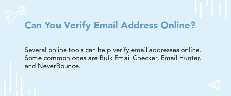 Can You Verify Email Address Online?