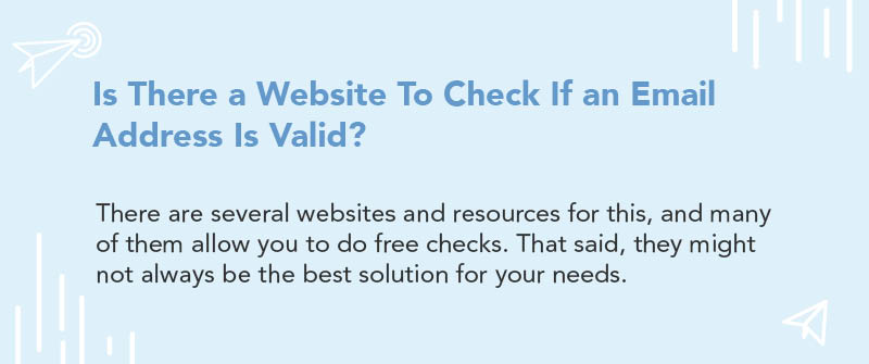 Is There a Website To Check If an Email Address Is Valid_