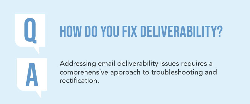 How Do You Fix Deliverability?