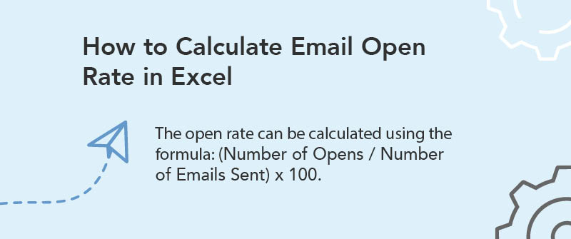 How to Calculate Email Open Rate in Excel