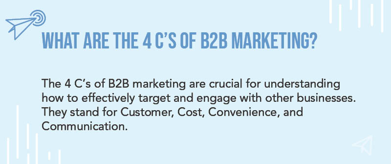 What Are The 4 C's Of B2B Marketing