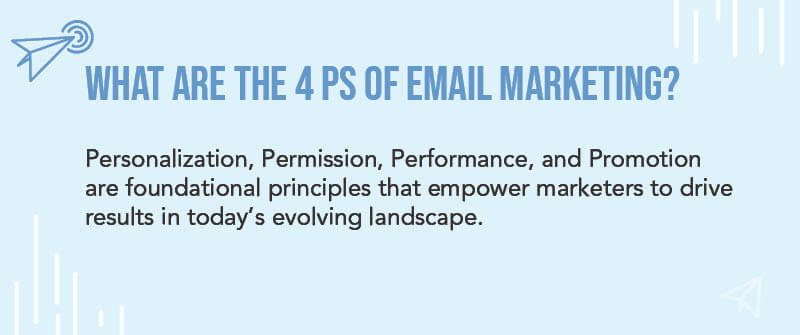 What Are The 4 Ps Of Email Marketing