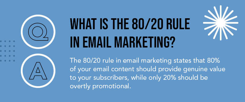 What Is The 80 20 Rule In Email Marketing